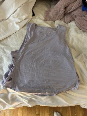 lululemon athletica Lavender Ribbed Muscle Tank